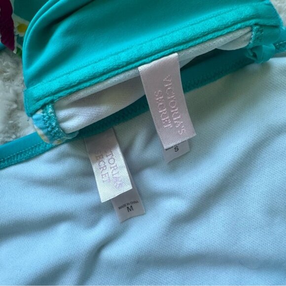 Victoria's Secret | Blue Tribal Boho Bikini Set | Top Size Small, Bottoms Medium - Picture 10 of 13